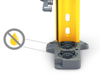 Priloženi slepi čepi zagotavljajo dodatno varnosti.
