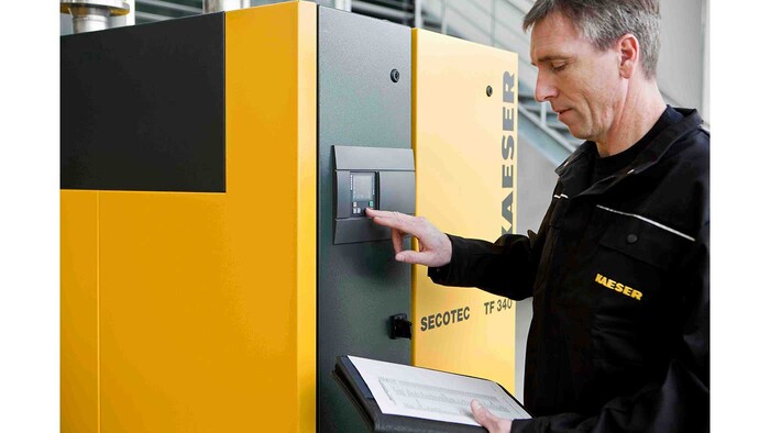 Hladilni sušilniki Secotec TF z zbiralnikom za pripravo stisnjenega zraka