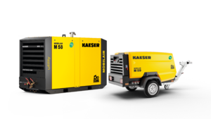 Gradbeni kompresor z generatorjem