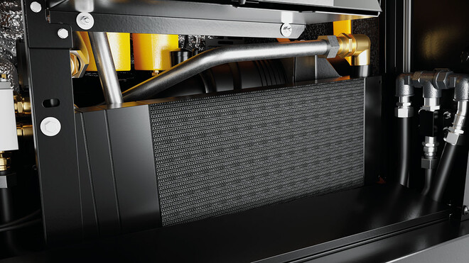 Vgrajen dodatni hladilnik v M59.