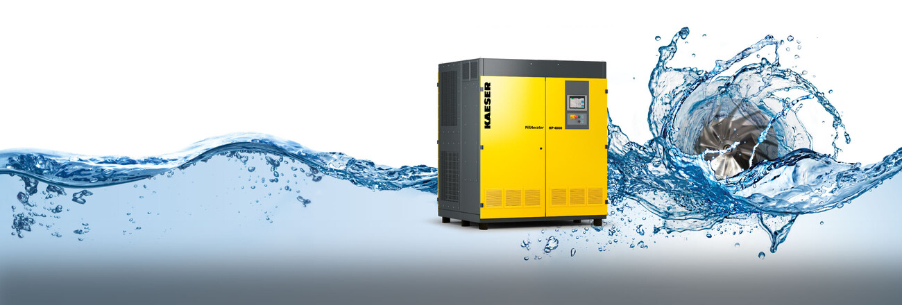 Turbo puhalo PillAerator družbe Kaeser Kompressoren.