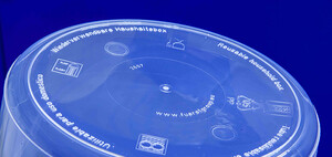 Izdelava dna plastenke v podjetju Fürst GmbH.