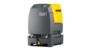 i.Comp 9 Tower T z vgrajenimi posodami za stisnjeni zrak in hladilnimi sušilniki z do 570 l/min.